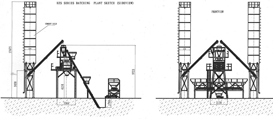 HZS35 Plantas De Concreto CAD img