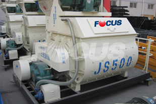 JS500 doble eje mezclador de concreto